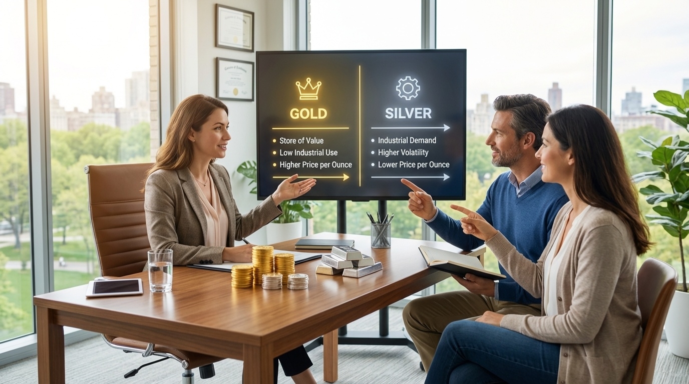 Gold vs Silver Investing: Differences Explained Clearly
