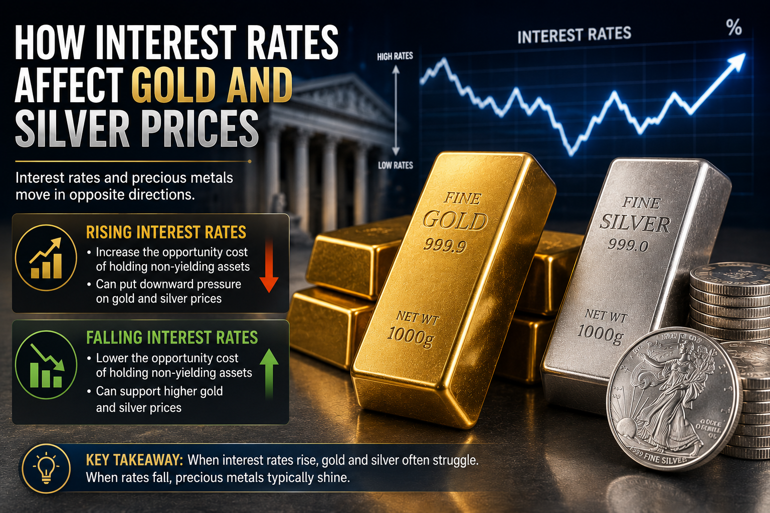 Interest Rates and Gold: How Rates Affect Prices