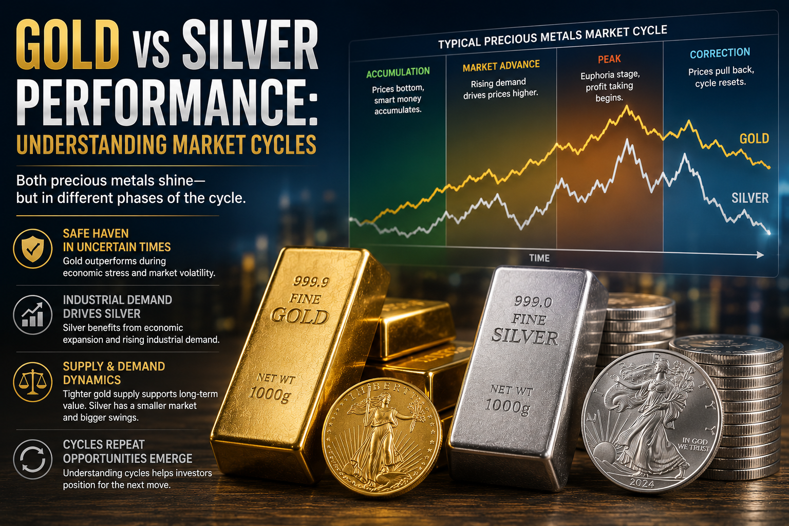 Gold vs Silver Performance: Understanding Market Cycles