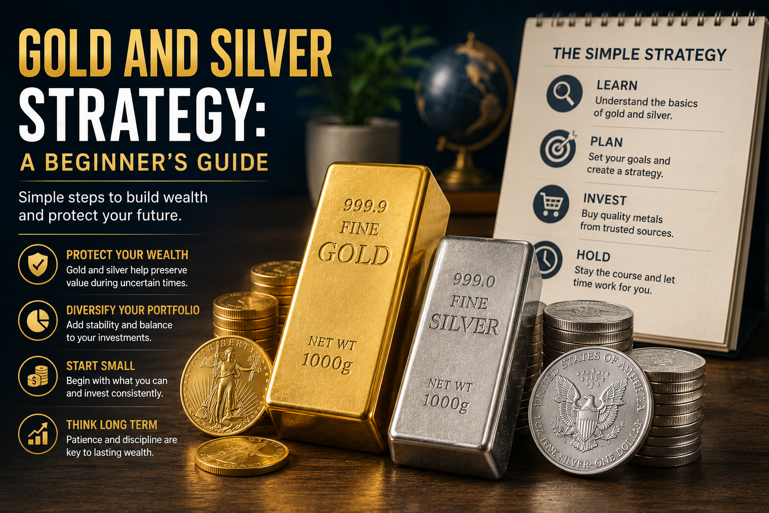 Gold and Silver Strategy: A Beginner’s Guide