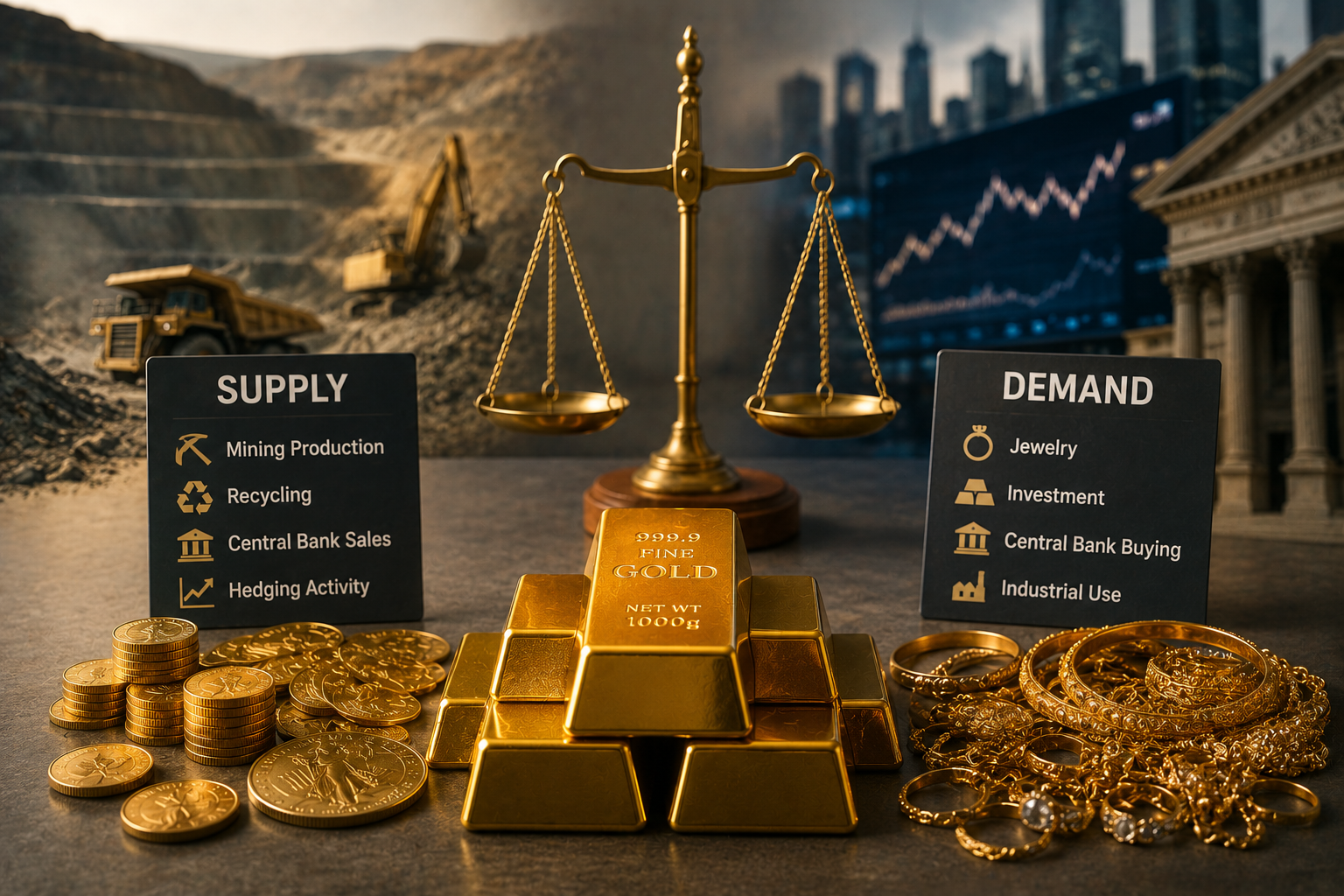 Gold Supply and Demand: What Moves the Market?