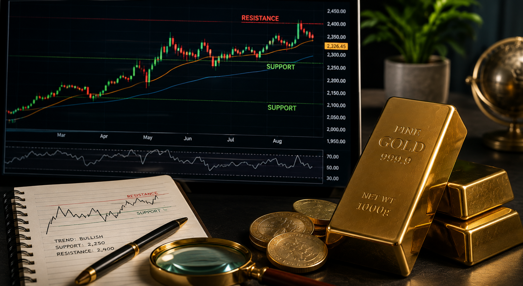 Gold Price Technical Analysis: Read Trends and Levels