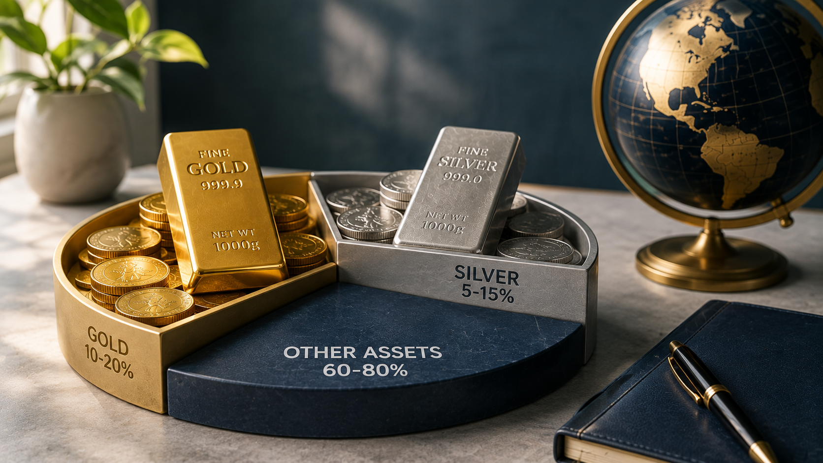 Gold and Silver Allocation: How Much Should You Hold?