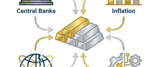 Silver Price Gold: Macroeconomic forces impacting gold and silver investments. Central banks, inflation, geopolitical conflic